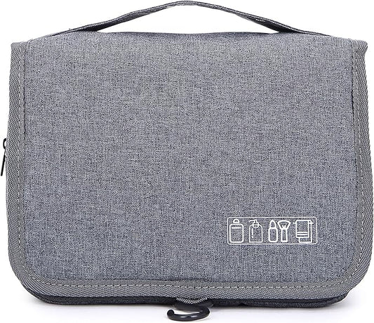 Sechunk Toiletry Bag Water-Resistant Makeup Cosmetic Bag Travel Organizer for Accessories Travel Bag with Hanging Hook
