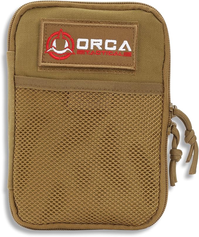 ORCA TACTICAL MOLLE EDC Utility Pouch, Compact Gadget Organizer, Tool & Tech Pouch for Travel, Small Bag, Pocket Notebook, Men’s Accessories