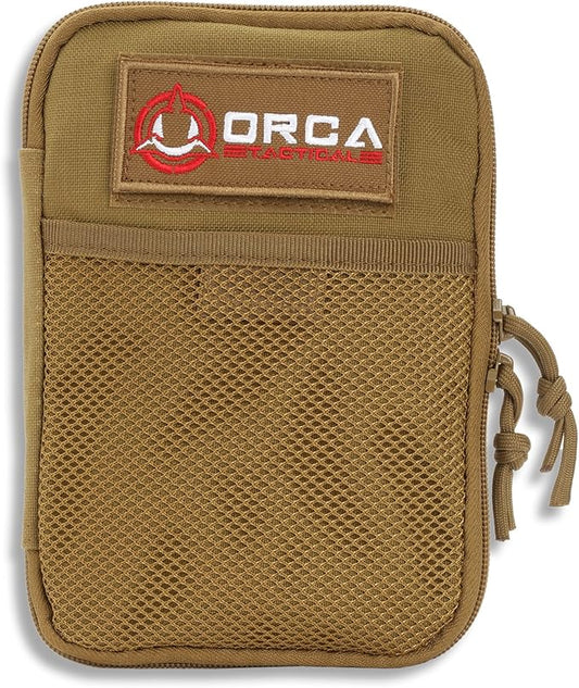 ORCA TACTICAL MOLLE EDC Utility Pouch, Compact Gadget Organizer, Tool & Tech Pouch for Travel, Small Bag, Pocket Notebook, Men’s Accessories