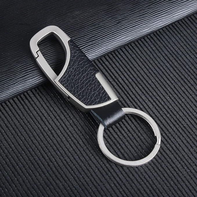 BAKUN Premium Handmade Car Leather Valet Keychain Key Organizer For Men Women, Home Key Chain Key Ring Key Holder