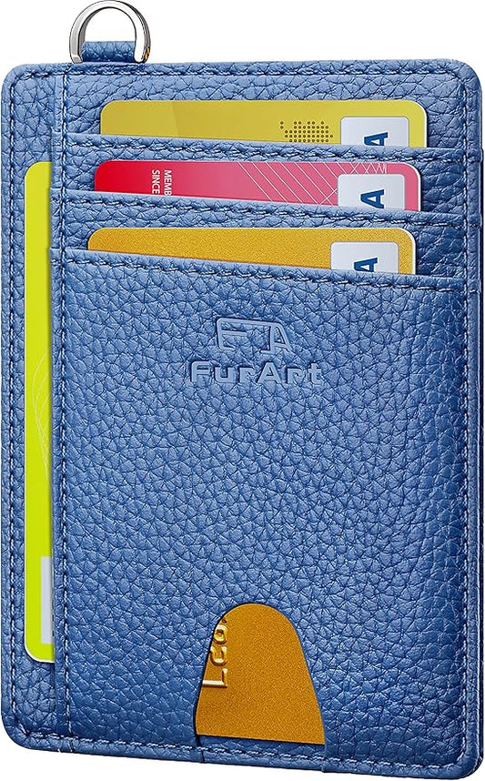 FurArt Slim Minimalist Wallet, Front Pocket Wallets, RFID Blocking, Credit Card Holder for Men