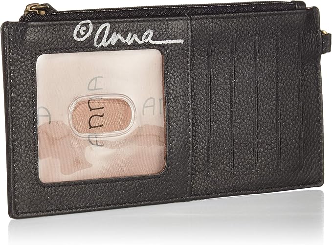 Anna by Anuschka Women's Hand Painted Genuine Leather Organizer Wallet | Hand Painted