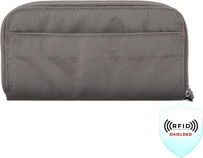 Travelon RFID Blocking Double Zip Wallet