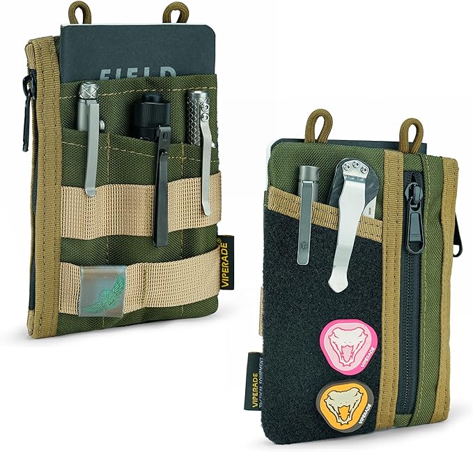 VIPERADE VE16 EDC Pouch, EDC Organizer for Men - Pocket Organizer Multitool Pouch Wallet for EDC Gears