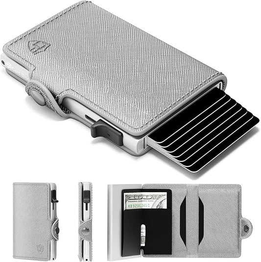 Conceal Plus Pop Up Wallet for Women – Slim Wallet for Small Purse & Crossbody Bag with Quick Card Access and RFID Blocking – Compact Card Holder (4-6 Card Capacity)