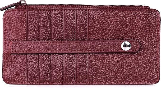 Julia Buxton Hudson Pik-Me-Up® Thin Card Holder Red