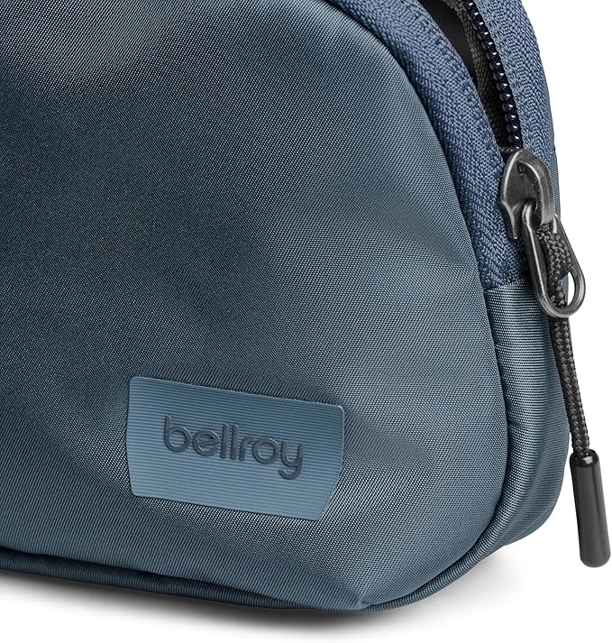 Bellroy Laneway Daily Pouch (Organizer Pouch for Everyday or Travel, with Internal Organization) - Bluesteel