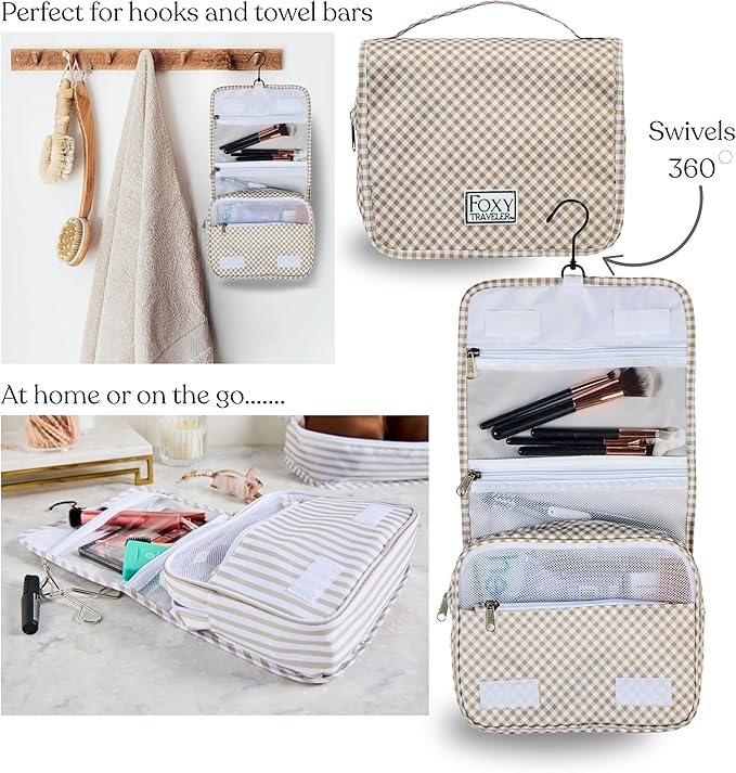Packing Cubes Set – Cute Packing Cubes for Travel, Luggage Organizer Bags for Suitcase, For Kids & Family, Floral, Neutral & Aesthetic Travel Organizer Set-Gingham