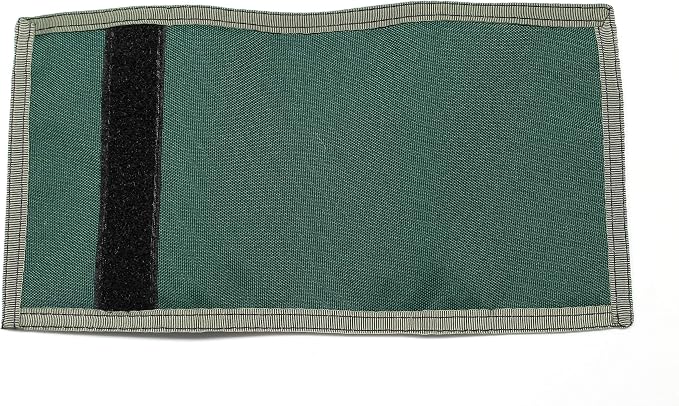 Sprocket Nylon Trifold Wallet with Zippered Coin Pocket & ID Window (Green)
