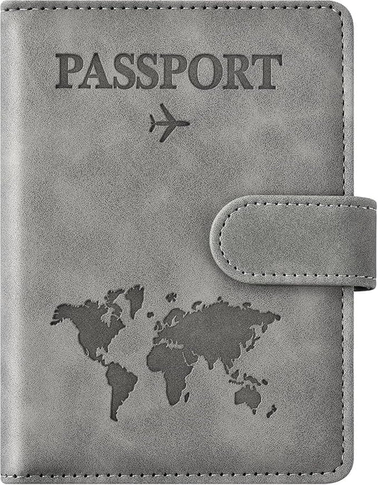 Passport Holder for Travel Women and Men RFID Passport Holder with Card Slots Holder Passport Case Passport cover Passport Wallet Travel Essentials and Accessories