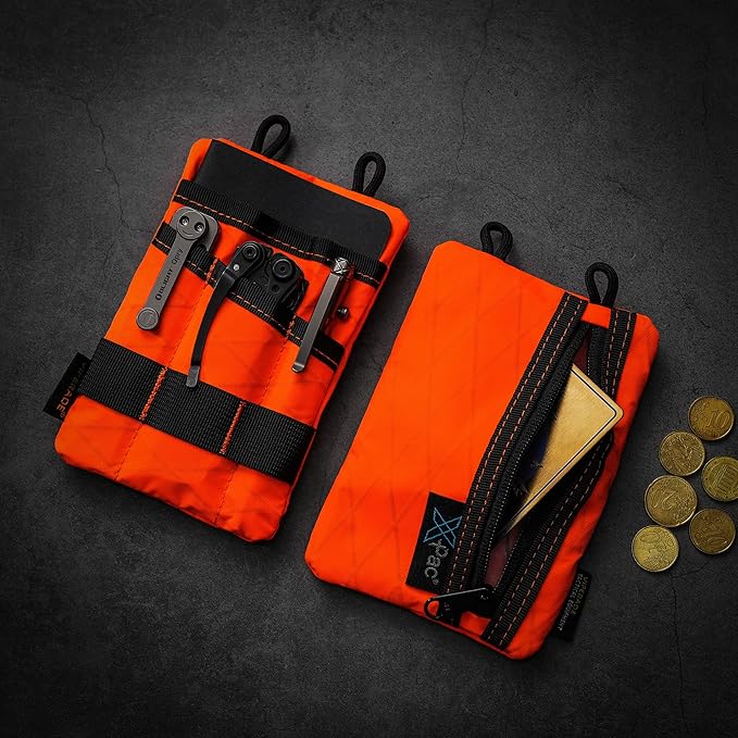 VIPERADE VE1 Pocket Organizer, EDC Pouch for Men, EDC Organizer Storage EDC Gears, Multitool Pocket Pouch Hold Your Flashlight/Pocket Knife, Pen, Notebook
