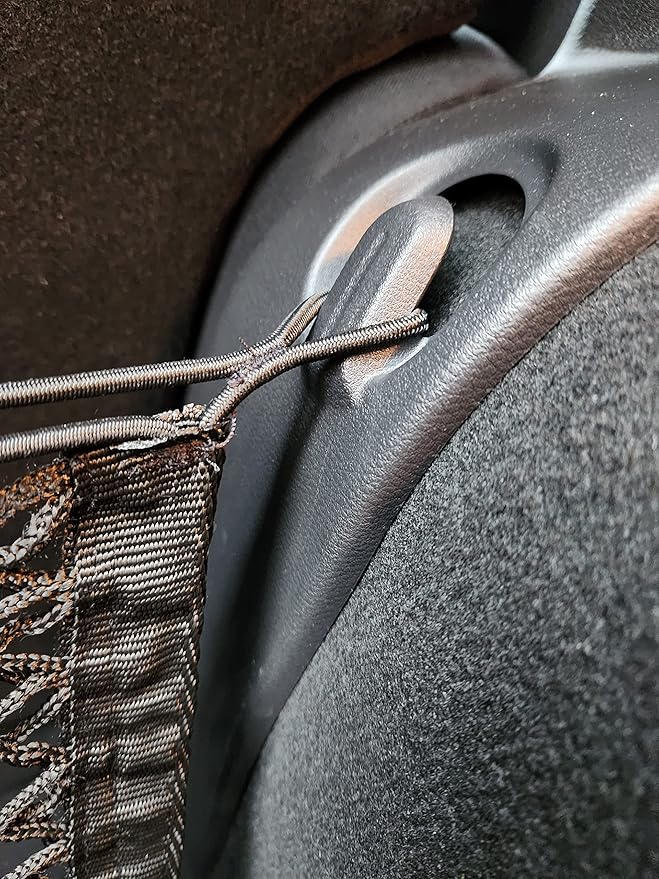 Envelope Style Automotive Elastic Trunk Mesh Cargo Net for Nissan Kicks 2022-2024 - Premium Trunk Organizer and Storage - Luggage Net for Crossover - Best Car Organizer for Nissan Kicks