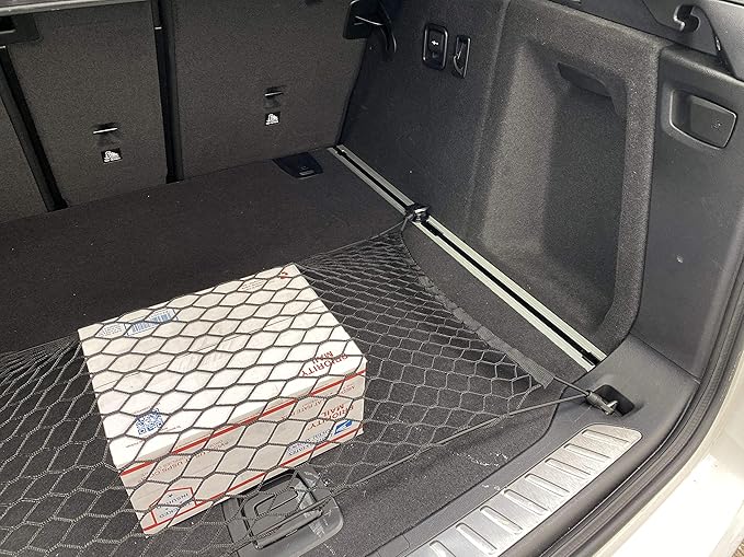 Trunk Floor Style Automotive Elastic Mesh Cargo Net for BMW X3 Accessories 2017-2024 - Premium Trunk Organizers and Storage - Luggage Net for Crossover - Best Car Organizer for BMW X3