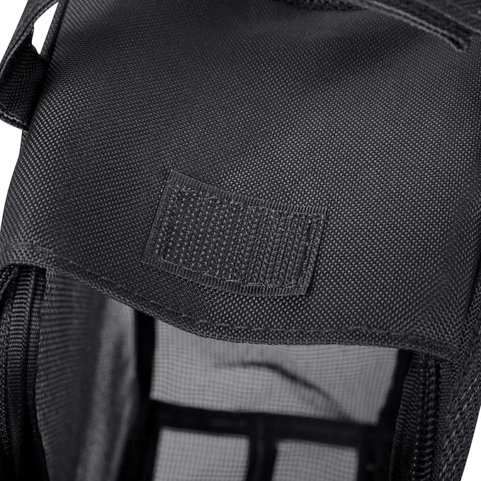 Simplify Hanging Mesh Toiletry Bag | Travel Organizer | Perfect for Dorm | Gym | Back to School | Shampoo | Shower Accessories | Black