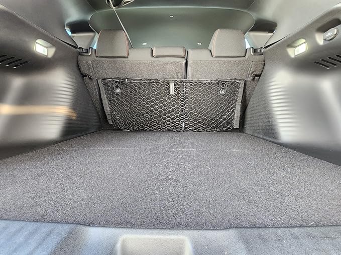 Back Seat Style Automotive Elastic Trunk Mesh Cargo Net for Honda HRV LX Sport EX-L 2023-2026 - Premium Trunk Organizer and Storage - Luggage Net for Crossover - Best Car Organizer for Honda HRV
