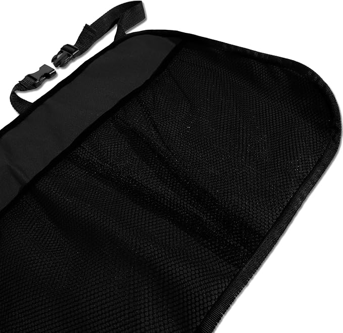 FH Group E-Z Travel Multi-Pocket Trunk Organizer, (BLACK) Universal Fit, Waterproof Large Capacity Hanging Car Organizer Seat Back Protectors Multi-Pocket Car Travel Storage Durable Foldable Storage