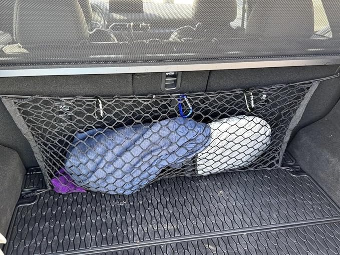 Rear Trunk Seats Organizer Cargo Net for Mazda CX-5 2013–2026 – Envelope Style Cargo Net for SUV – Premium Mesh Car Trunk Organizer Vehicle Carrier Storage – Compatible with Mazda CX-5