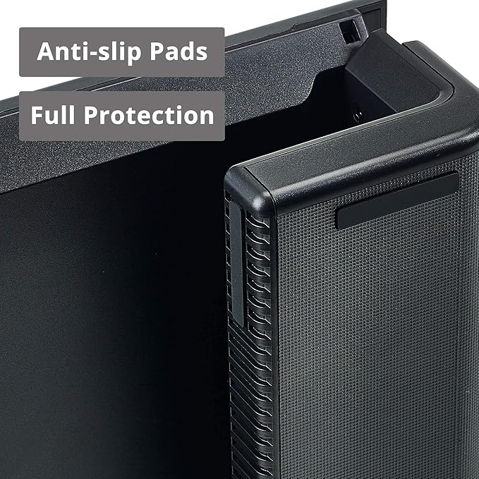 SIIG Computer Monitor and Laptop Stand Riser with USB Ports Width Adjustable on Both Sides - Support up to 55lbs (CE-MT2Q12-S1)