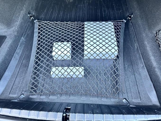 Rear Trunk Organizer Cargo Net for BMW 8-Series M850i 840i M 2019-2026 – Envelope Style Cargo Net for Coupe – Premium Mesh Elastic Car Trunk Organizer – Compatible with M850i 840i M