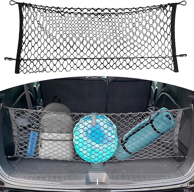 Envelope Automotive Elastic Trunk Mesh Cargo Net for Honda Pilot 2016-2025 - Car Accessories - Premium Trunk Organizer and Storage - Cargo Net for SUV- Vehicle Carrier Organizer