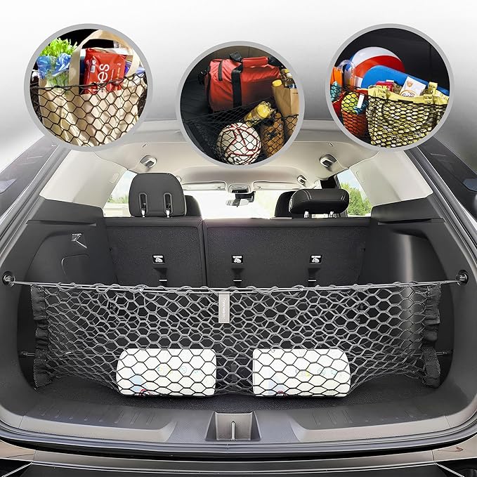 Envelope Style Automotive Elastic Trunk Mesh Cargo Net for Chevrolet Trailblazer 2021-2026 - Premium Trunk Organizer and Storage - Luggage Net for Crossover - Car Organizer for Buick Encore GX