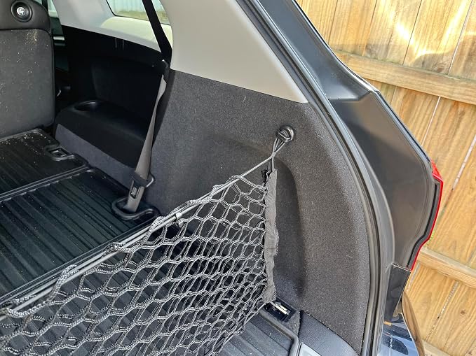 Rear Trunk Organizer Cargo Net for Acura MDX 2014–2020 – (2in1) Envelope/Floor Style Cargo Net for SUV–Premium Mesh Car Trunk Organizer Vehicle Carrier Storage–Compatible with MDX