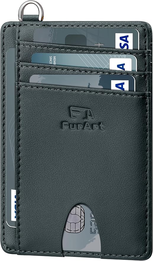 FurArt Slim Minimalist Wallet, Front Pocket Wallets, RFID Blocking, Credit Card Holder for Men
