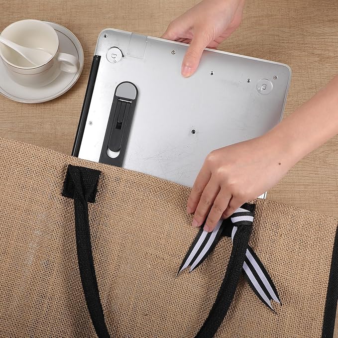 Foldable Keyboard Riser Stand, Self-Adjusting Laptop Feet with Dual Angles Small Computer Stand Portable PP Computer Keyboard Lift for Desk