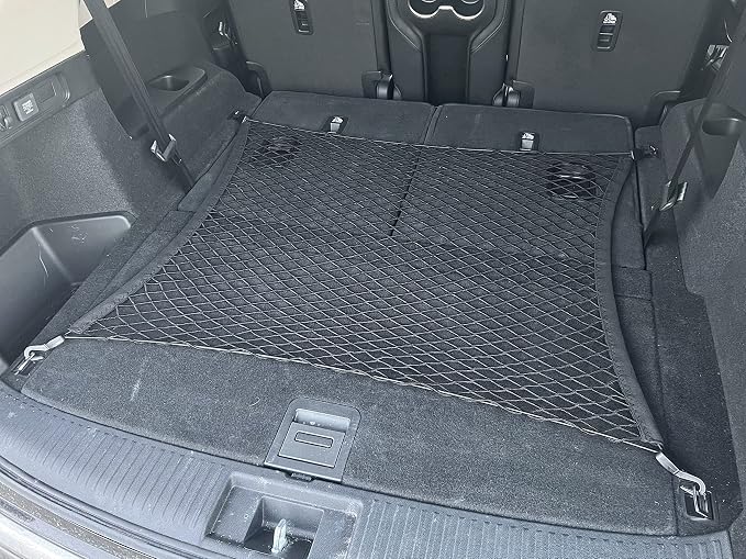 Floor Style Automotive Elastic Trunk Mesh Cargo Net for Acura MDX 2022-2026 - Premium Trunk Organizers and Storage - Luggage Net for Crossover - Best Car Organizer for Acura MDX