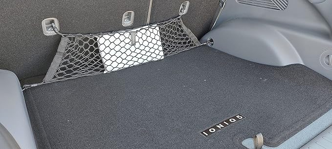 Envelope Style Automotive Elastic Trunk Mesh Cargo Net for Hyundai Ioniq 5 2022-2026 - Premium Trunk Organizer and Storage - Luggage Net for Crossover - Best Car Organizer for Hyundai Ioniq 5