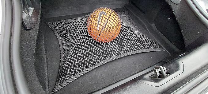 Floor Style Automotive Elastic Trunk Mesh Cargo Net for Toyota GR Supra 2019-2025 - Premium Trunk Organizer and Storage - Luggage Net for Coupe- Car Organizer for Toyota GR Supra J29/DB