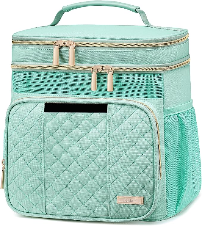 Tealari Large Toiletry Bag for Women Men,Bathroom Bag,Water Resistant Shower Bag,Makeup Bag,Portable Shower Caddy for College Dorm,Hanging Travel Toiletry Bag with Transparent Waterproof Phone Pocket