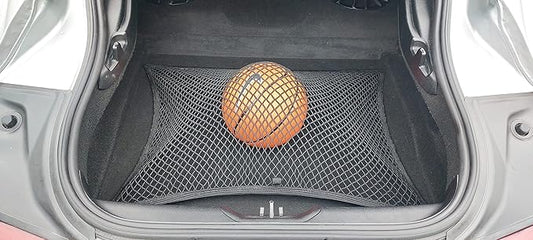 Floor Style Automotive Elastic Trunk Mesh Cargo Net for Toyota GR Supra 2019-2025 - Premium Trunk Organizer and Storage - Luggage Net for Coupe- Car Organizer for Toyota GR Supra J29/DB