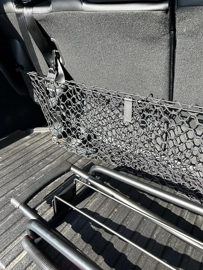 Rear Trunk Seats Organizer Cargo Net for Honda HR-V 2016-2026 – Envelope Style Cargo Net for SUV –Premium Mesh Elastic Car Trunk Organizer Vehicle Carrier Storage– Compatible with HR-V