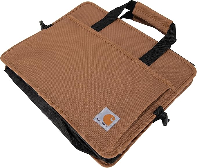 Carhartt Universal Collapsible Cargo Trunk Organizer, Portable Accessory Storage Organizer for Automotive, SUV, Trucks & Cars, Carhartt Brown, One Size