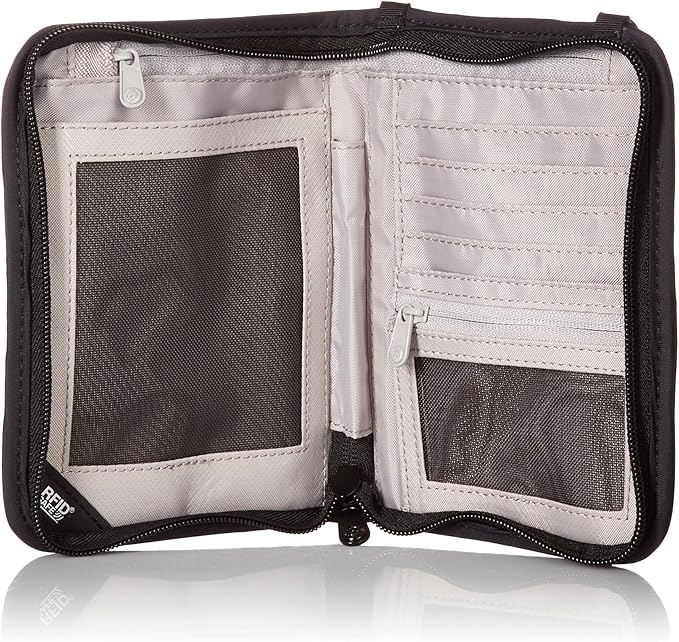 Pacsafe Rfidsafe V150 Anti-theft Blocking Compact Passport Wallet, Black