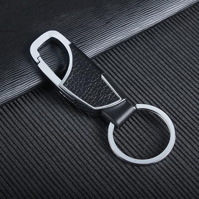 BAKUN Premium Handmade Car Leather Valet Keychain Key Organizer For Men Women, Home Key Chain Key Ring Key Holder