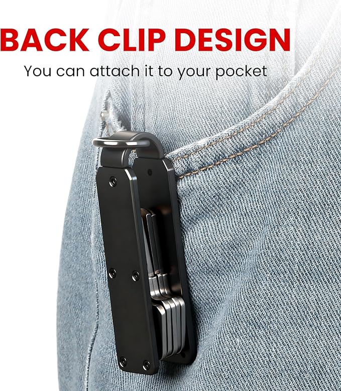 Key Organizer – Minimalist Metal Key Holder for 1-5 Keys, Compact Keychain with Clip, Noiseless & Sleek Design for Men and Women (Green)