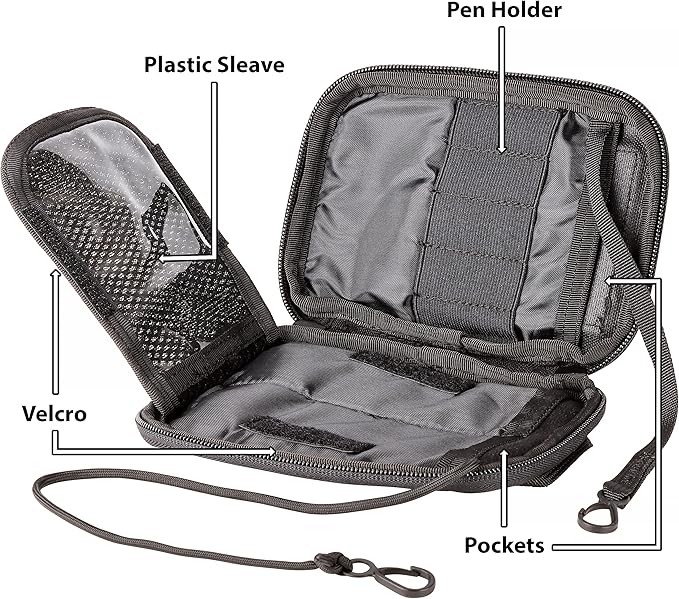 Mini Tactical EDC Organizer - Small Admin Pouch With Multiple Pouches