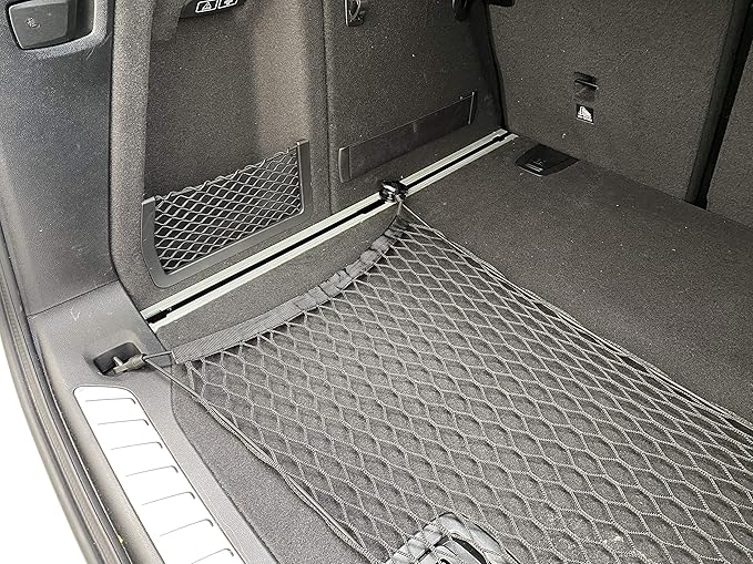 Trunk Floor Style Automotive Elastic Mesh Cargo Net for BMW X3 Accessories 2017-2024 - Premium Trunk Organizers and Storage - Luggage Net for Crossover - Best Car Organizer for BMW X3