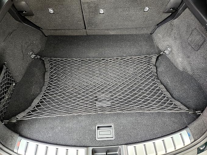 Floor Style Automotive Elastic Trunk Mesh Cargo Net for Lexus NX 350 2022-2025 - Premium Trunk Organizer and Storage - Luggage Net for Crossover - Best Car Organizer for Lexus NX350