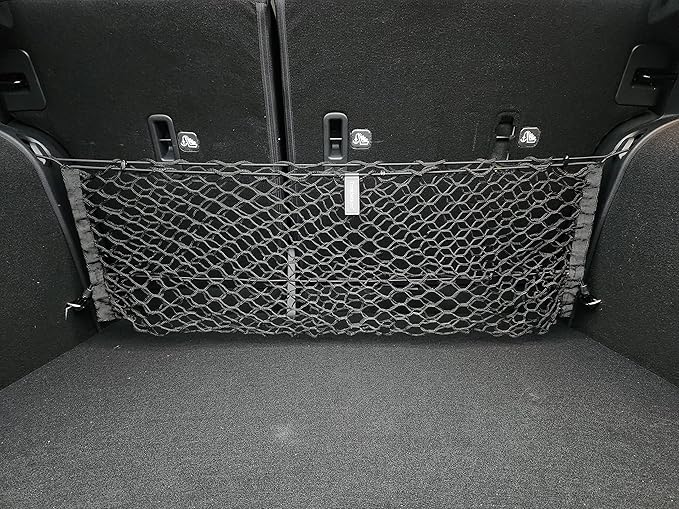 Envelope Style Automotive Elastic Trunk Mesh Cargo Net for Nissan Kicks 2022-2024 - Premium Trunk Organizer and Storage - Luggage Net for Crossover - Best Car Organizer for Nissan Kicks