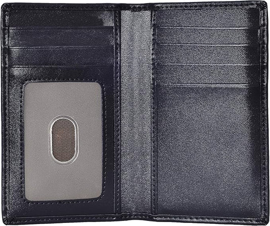Slim Thin ID/Credit Card Holder RFID Genuine Leather Bifold Front Pocket Wallet