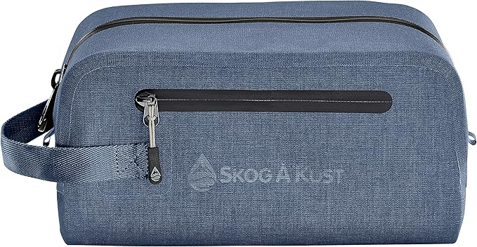 Skog Å Kust DoppSåk Waterproof & Leak-Proof Travel Toiletry Bag | Small, Midnight Blue