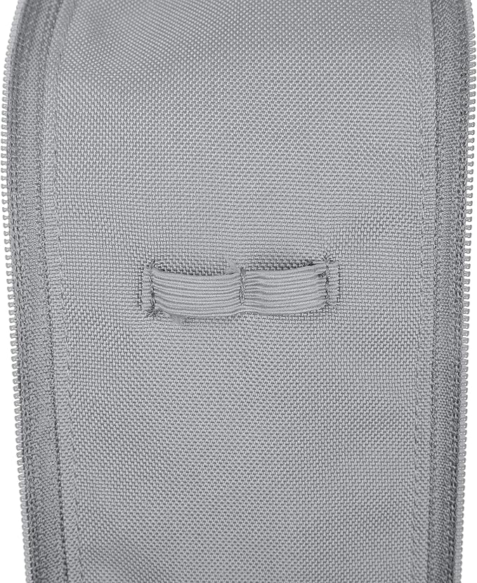 Simplify Hanging Mesh Toiletry Bag | Travel Organizer | Perfect for Dorm | Gym | Back to School | Shampoo | Shower Accessories | Grey