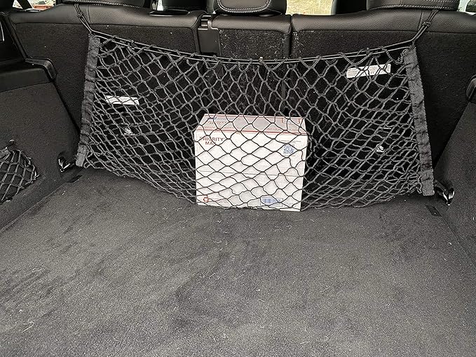Envelope Style Automotive Elastic Trunk Mesh Cargo Net for Mercedes-Benz GLE W167 2020-2025 - Premium Trunk Organizers and Storage - Luggage Net for SUV - Best Car Organizer for Mercedes-Benz GLE