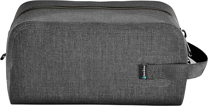 Skog Å Kust DoppSåk Waterproof & Leak-Proof Travel Toiletry Bag | Small, Black