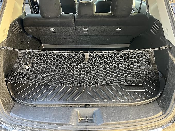 Envelope Style Automotive Elastic Trunk Mesh Cargo Net for Nissan Murano 2015-2025 - Premium Trunk Organizer and Storage - Luggage Net for SUV - Best Car Organizer for Nissan Murano