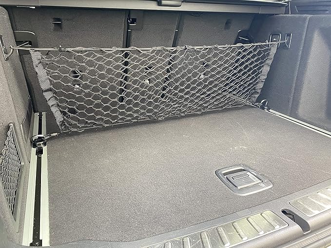 Envelope Style Automotive Elastic Trunk Mesh Cargo Net for BMW X3 Accessories 2017-2025 - Premium Trunk Organizers and Storage - Luggage Net for Crossover - Best Car Organizer for BMW X3