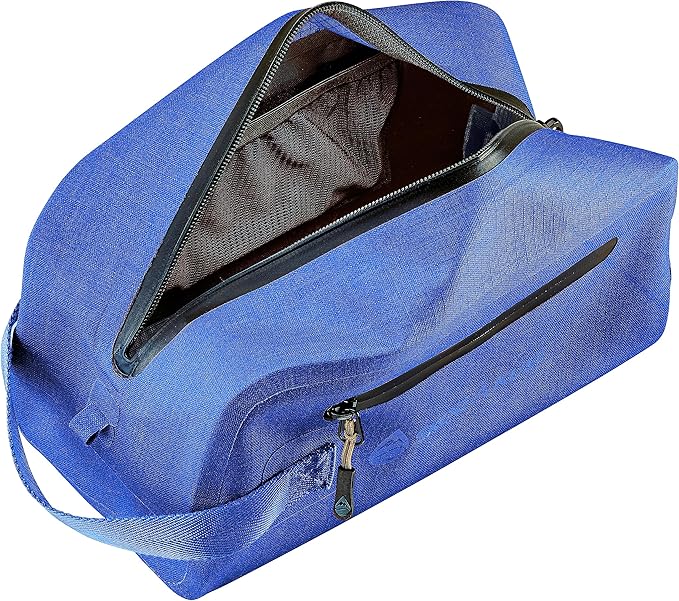 Skog Å Kust DoppSak Waterproof & Leak-proof Travel Toiletry Bag (Blue, Small)